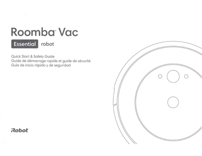 Page 1 de la notice Manuel utilisateur iRobot Roomba Vac Essential