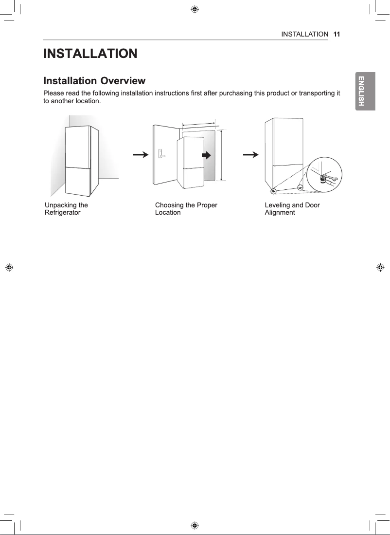 Page 1 de la notice Guide d'installation LG LBNC15231V