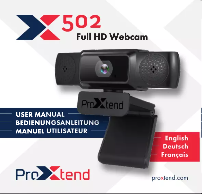 Image de la première page du manuel de l'appareil X502