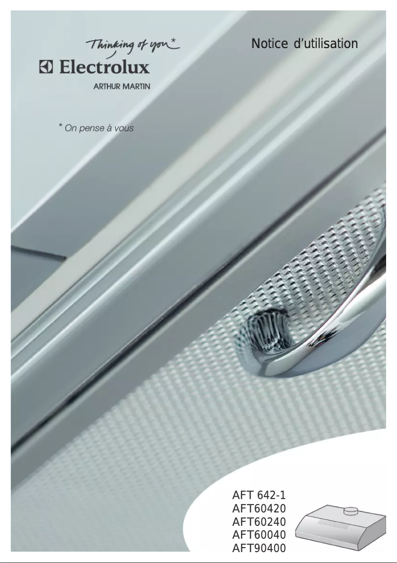 Page n°1 - Manuel utilisateur Arthur Martin-Electrolux AFT60040W