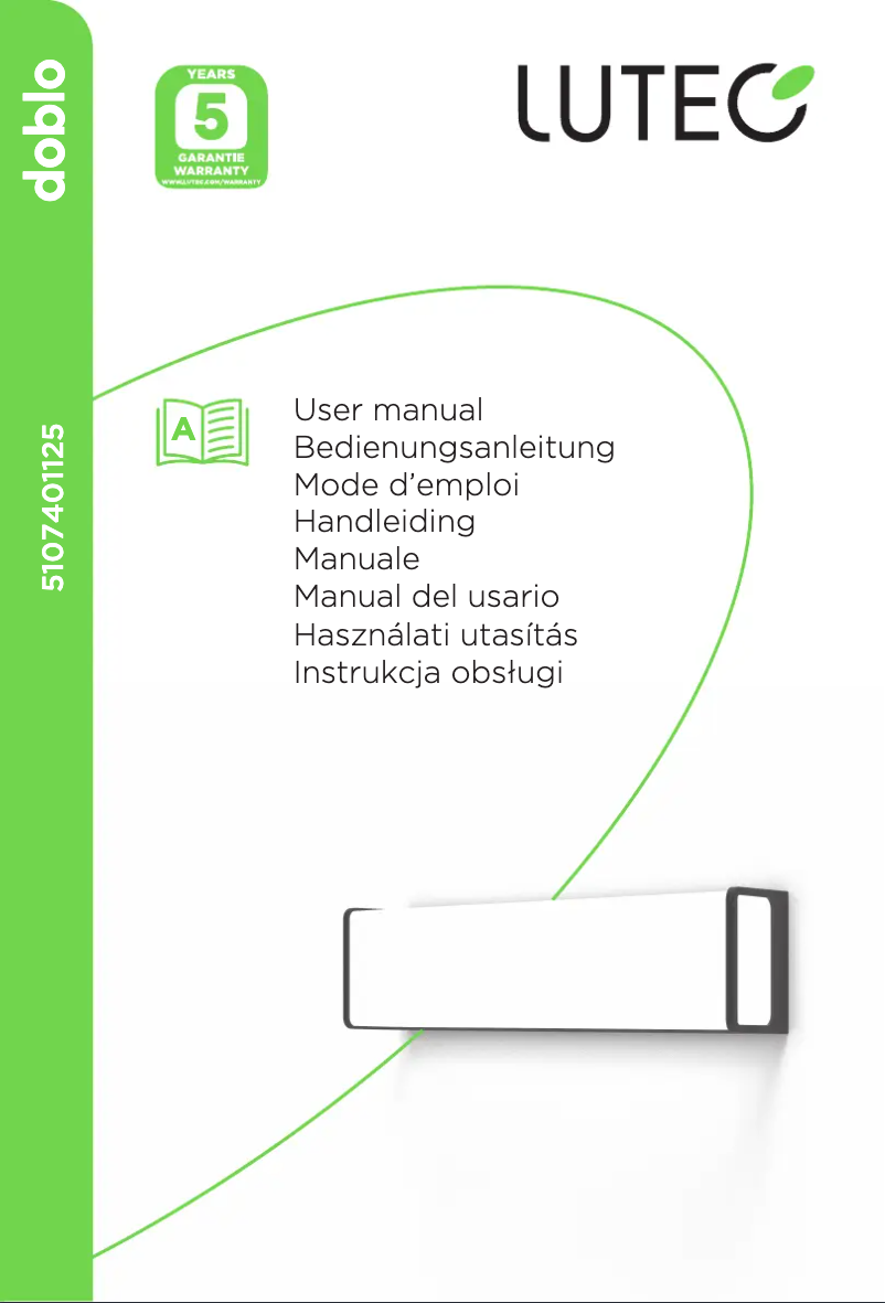 Page 1 de la notice Manuel utilisateur Lutec Doblo