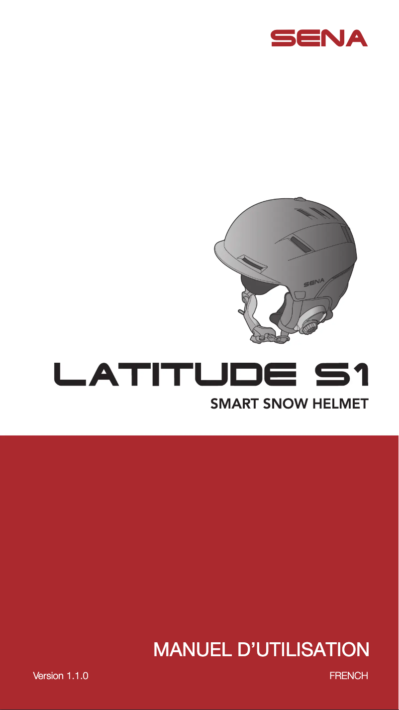 Page n°1 - Manuel utilisateur Sena Latitude S1