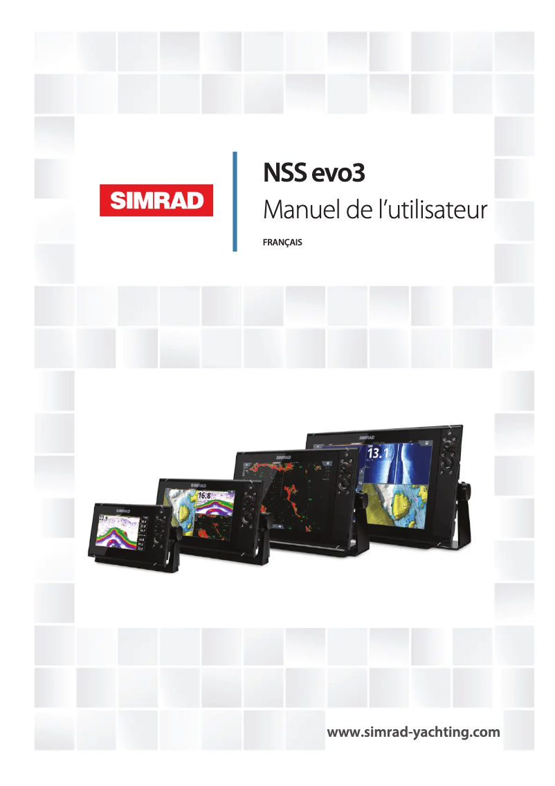 Page 1 de la notice Manuel utilisateur Simrad NSS evo3