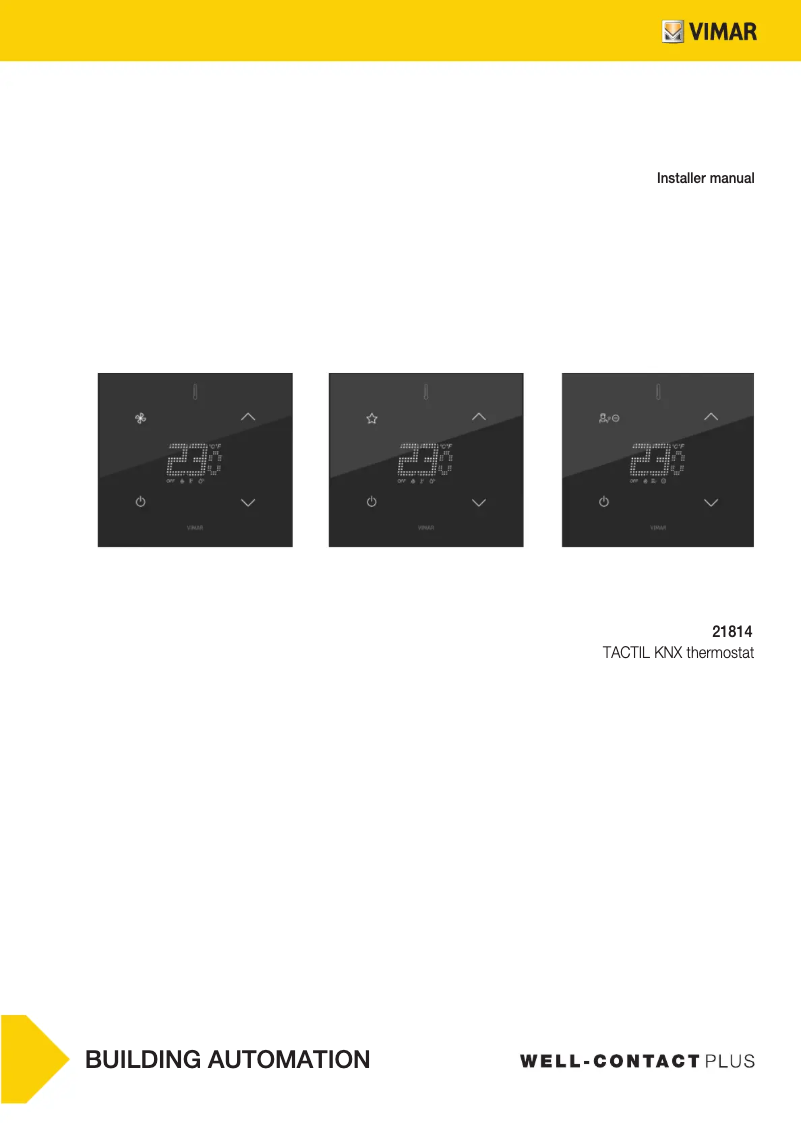 Page 1 de la notice Manuel utilisateur Vimar 21814.H.76