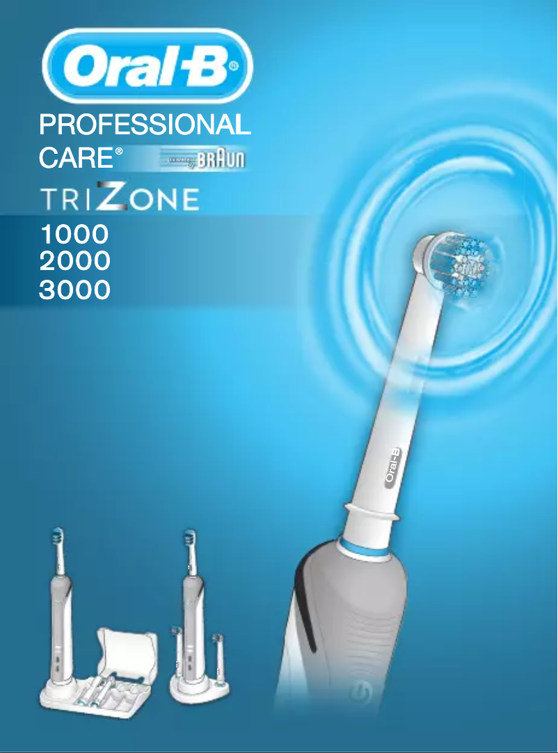 Page 1 de la notice Manuel utilisateur Oral-B Professional Care TriZone 2000