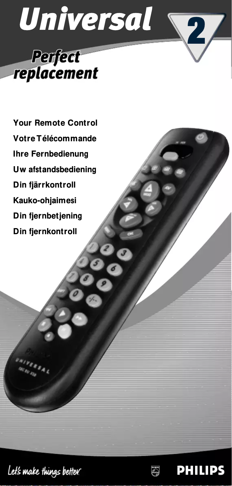 Page 1 de la notice Fiche technique Philips SBCVL1400