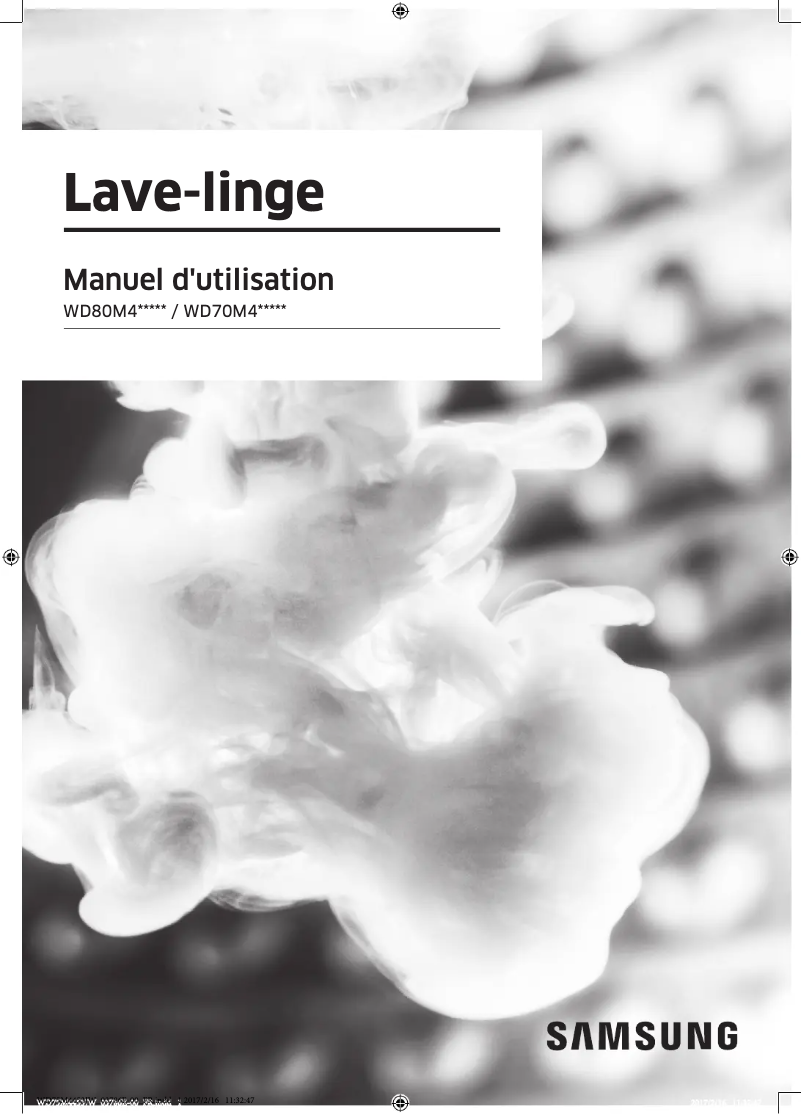 Image de la première page du manuel de l'appareil WD80M4453JW