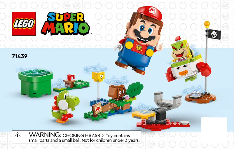 Page 1 de la notice Manuel utilisateur Lego Super Mario 71439