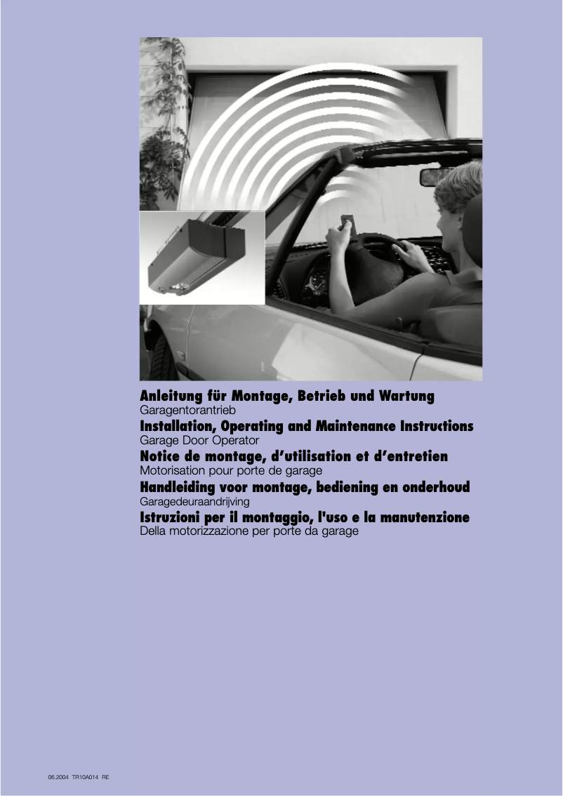 Image de la première page du manuel de l'appareil ProMatic