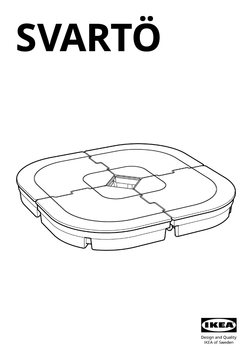 Página 1 del manual Manual de usuario Ikea SVARTÖ 102.853.28