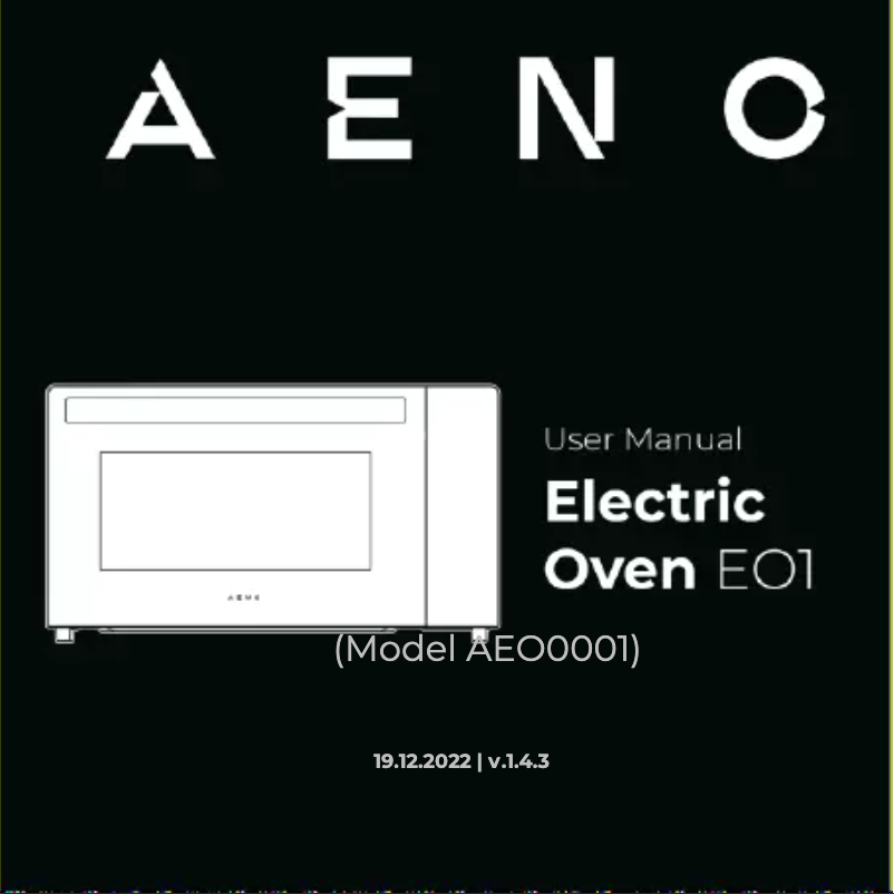 Page 1 de la notice Manuel utilisateur AENO EO1