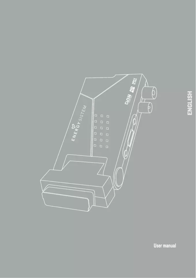 Page 1 de la notice Manuel utilisateur Energy Sistem 393350