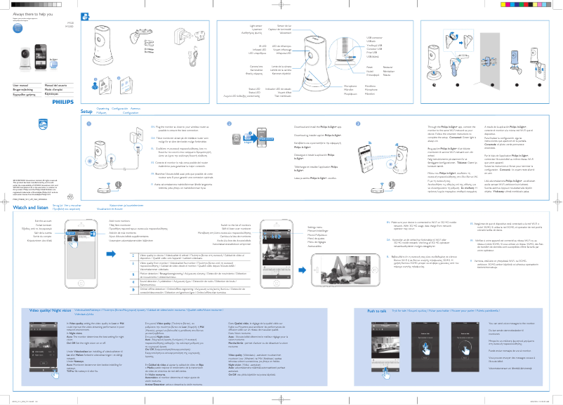 Page 1 de la notice Mode d'emploi Philips M120
