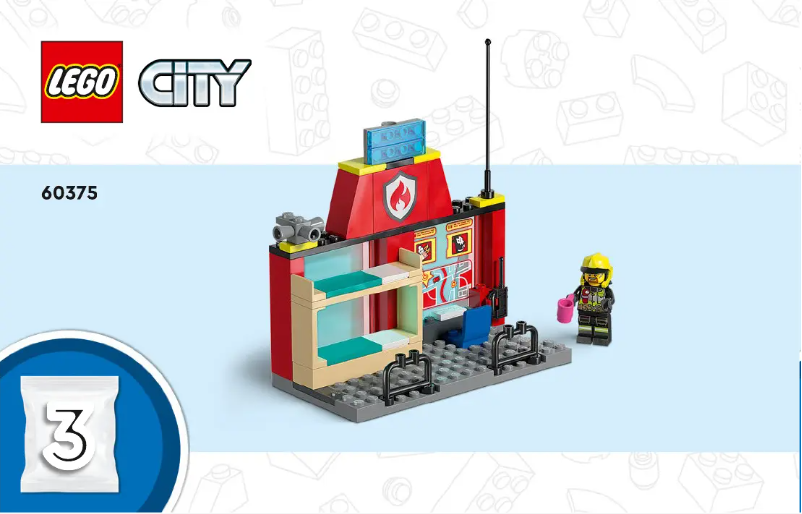 Page 1 de la notice Manuel utilisateur Lego City 60375