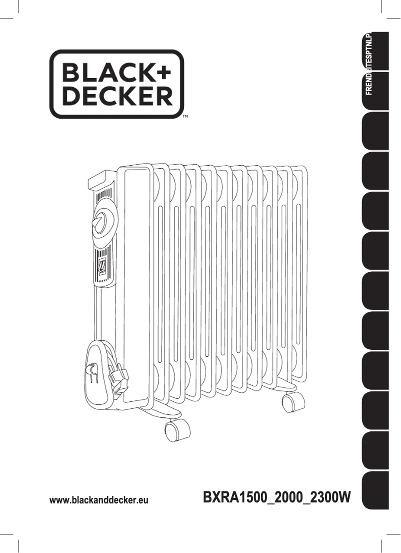 Page n°1 - Manuel utilisateur Black & Decker BXRA2300E