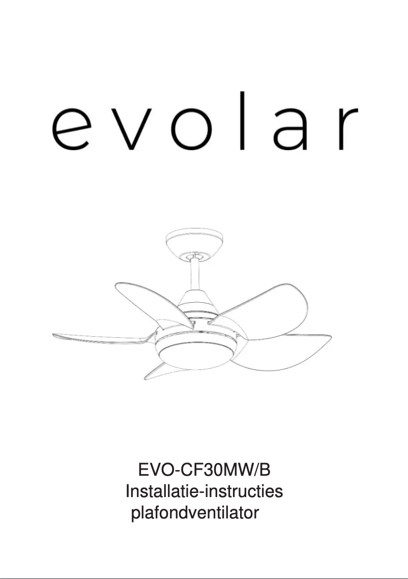 Page n°1 - Manuel utilisateur Evolar EVO-CF30MW
