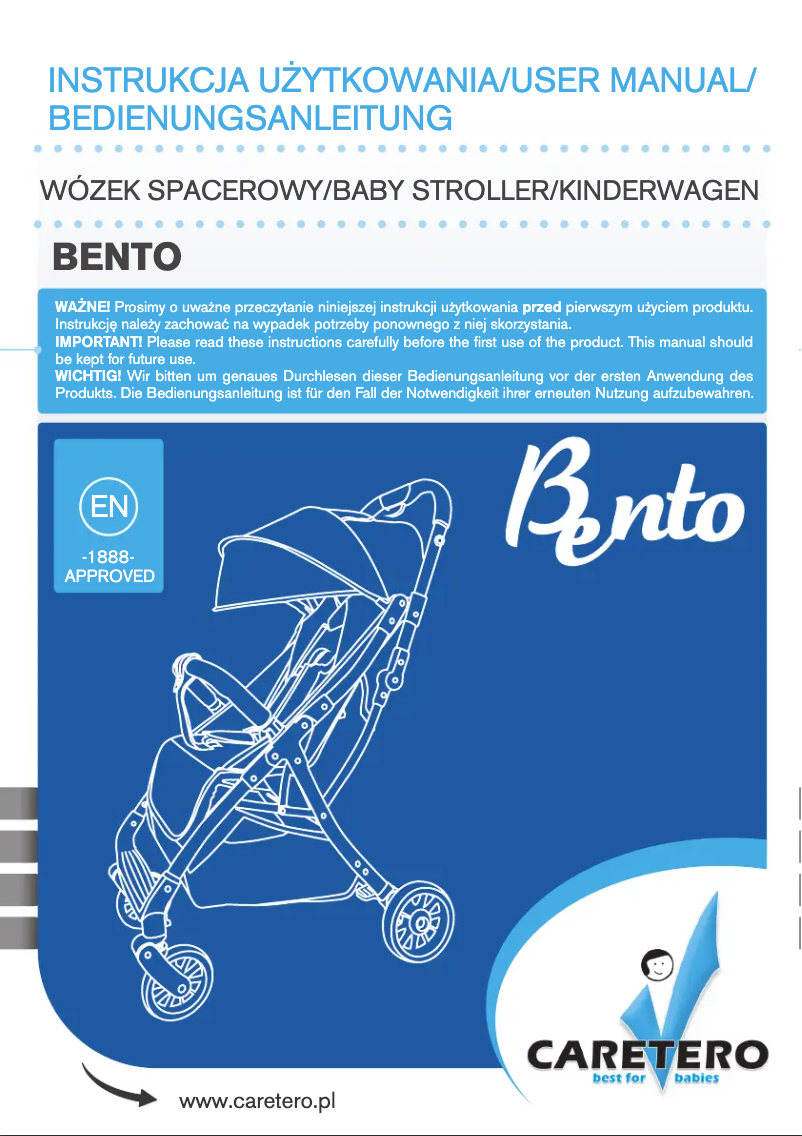 Image de la première page du manuel de l'appareil Bento