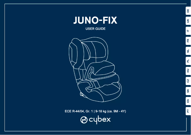 Image de la première page du manuel de l'appareil Juno-Fix