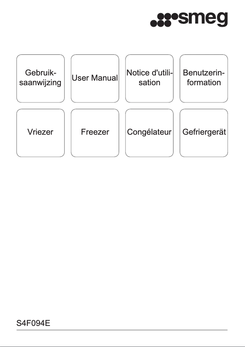 Image de la première page du manuel de l'appareil S4F094E
