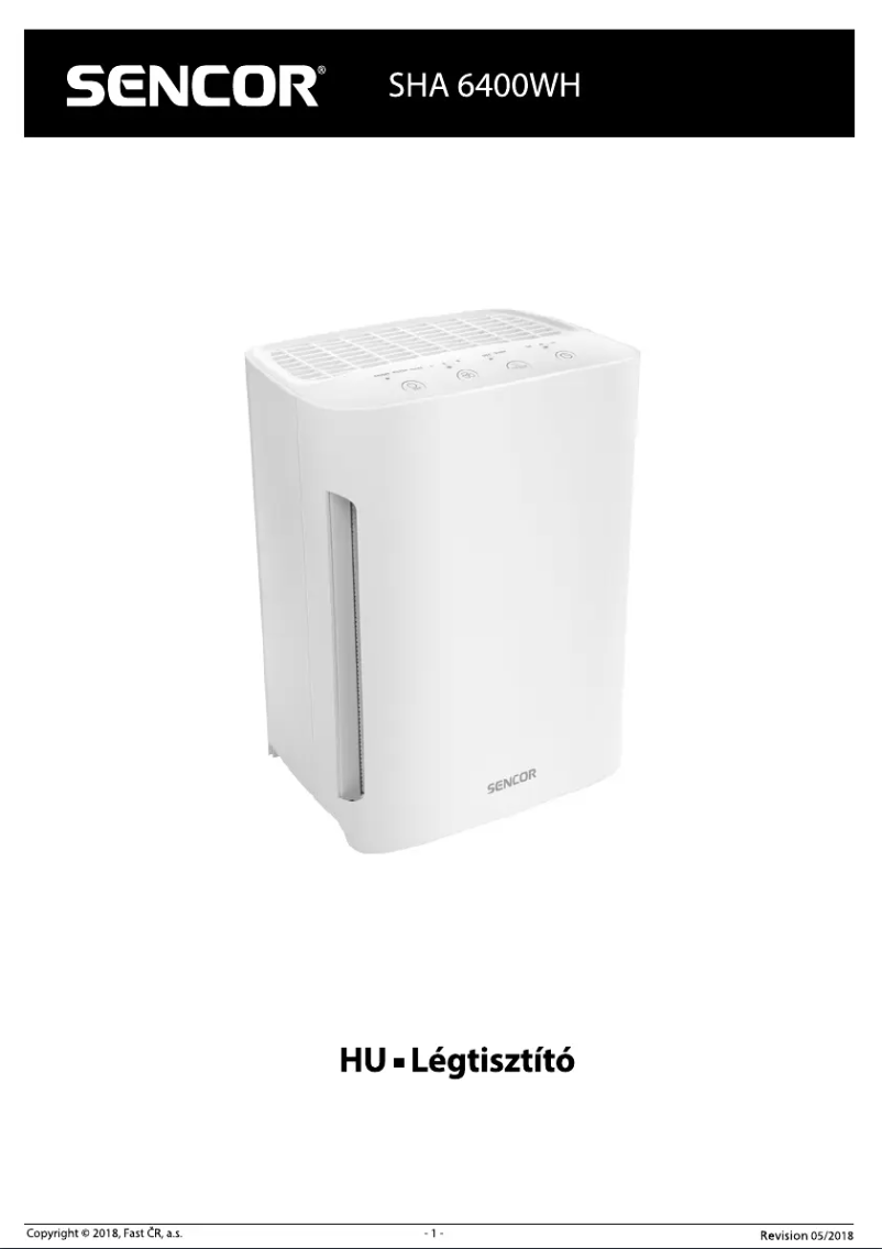 Page n°1 - Manuel utilisateur Sencor SHA 6400WH