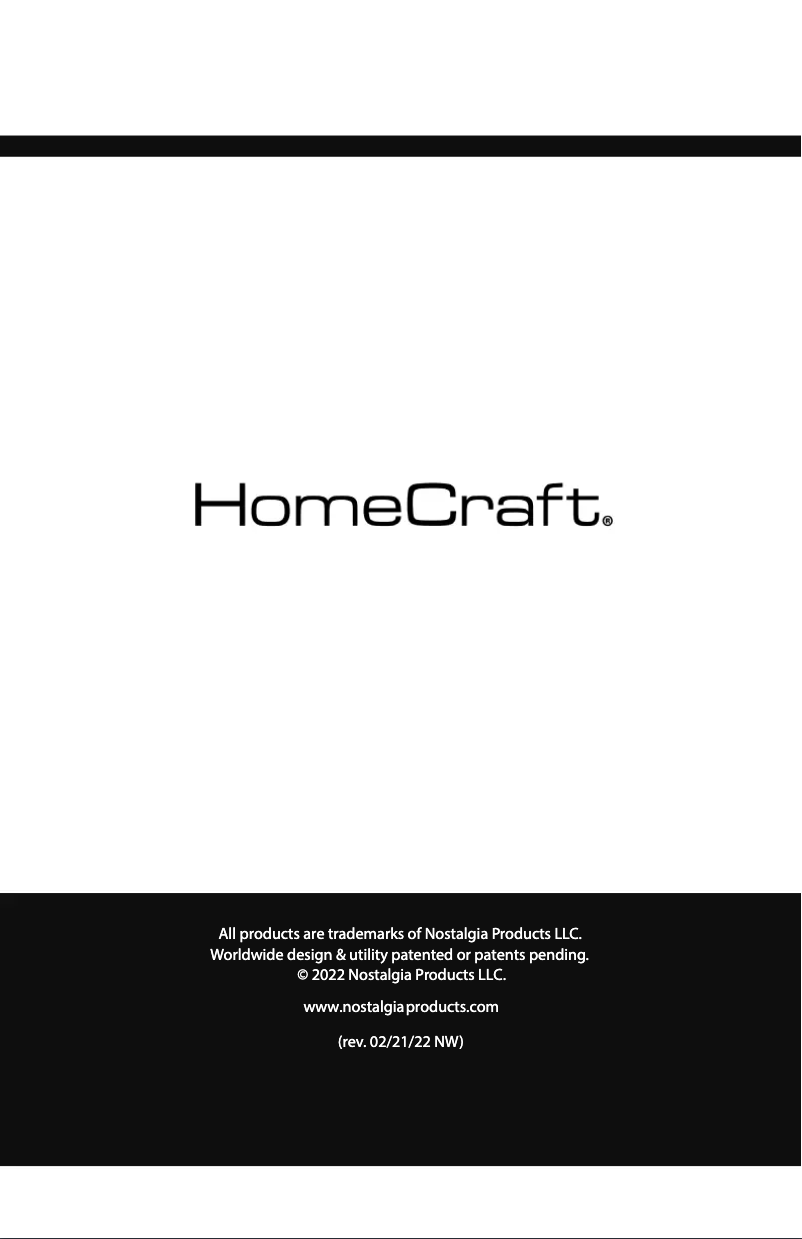 Page n°1 - Manuel utilisateur HomeCraft HCWKT1SS