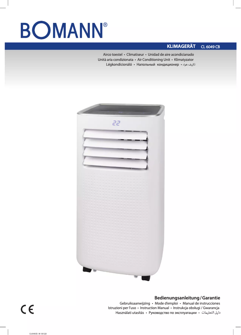 Page 1 de la notice Manuel utilisateur Bomann CL 6049 CB