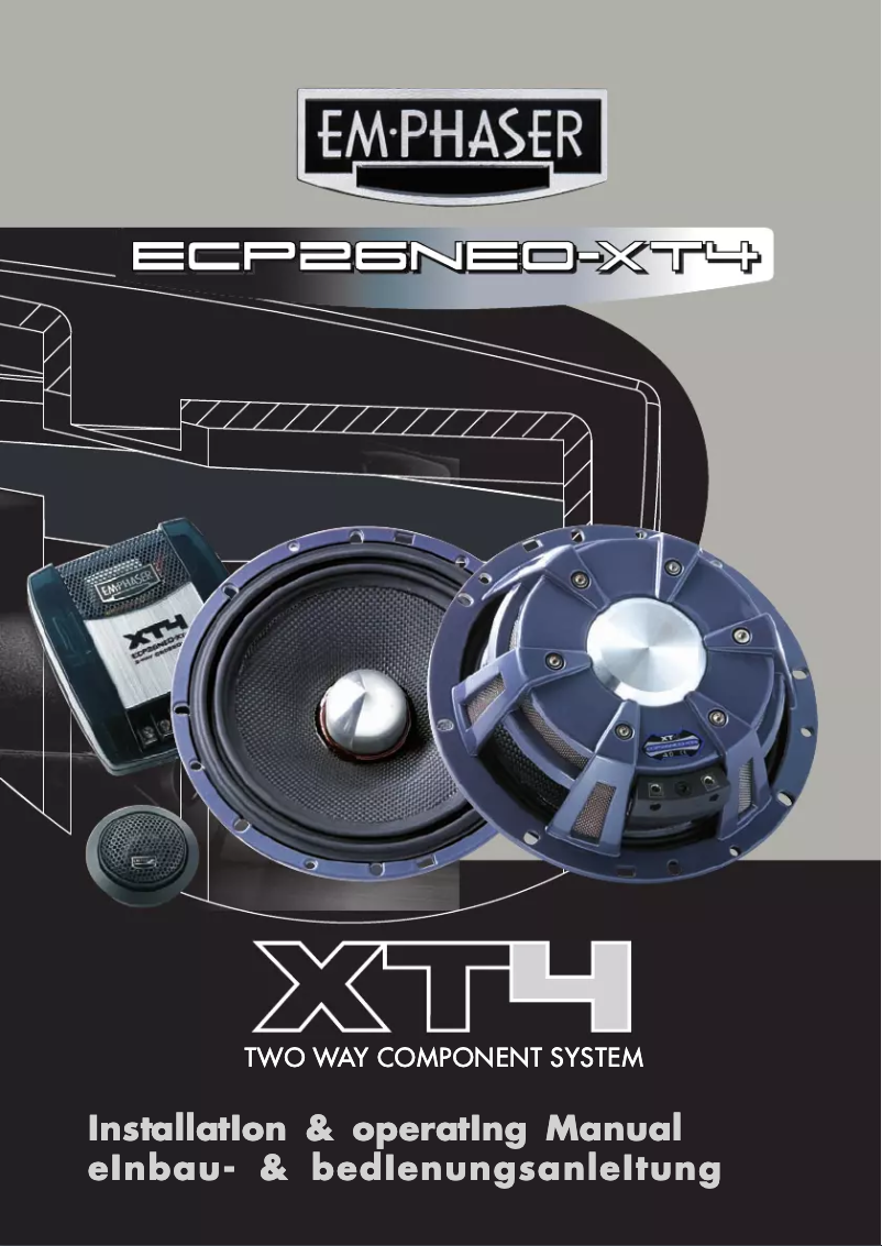 Imagen de la primera página del manual del dispositivo ECP26NEO-XT4