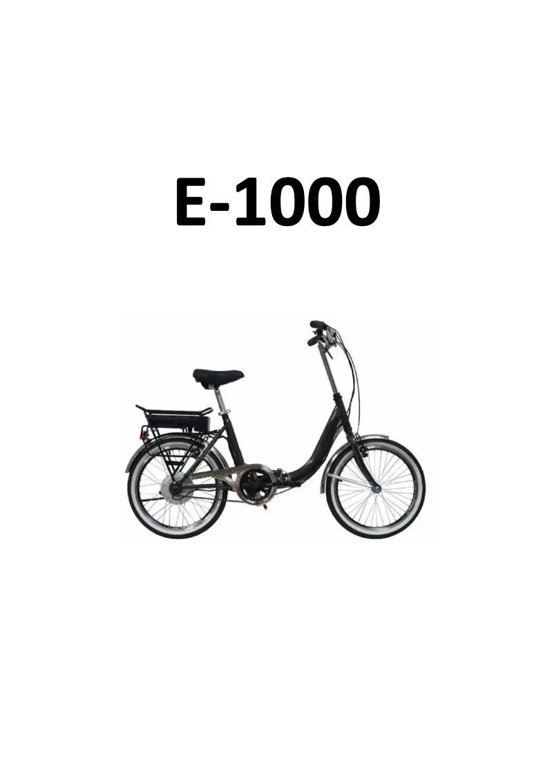 Page 1 de la notice Manuel utilisateur Denver E-1000