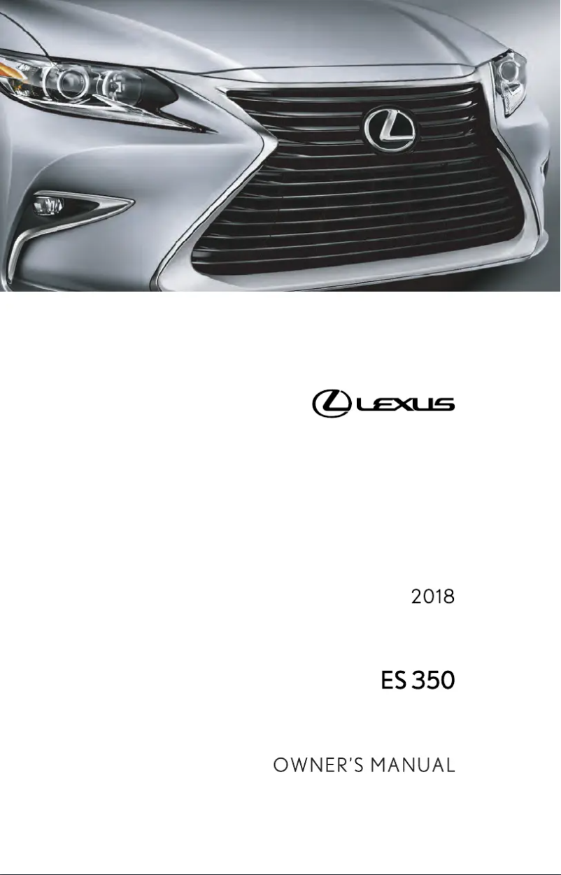 Image de la première page du manuel de l'appareil ES 350 (2018)
