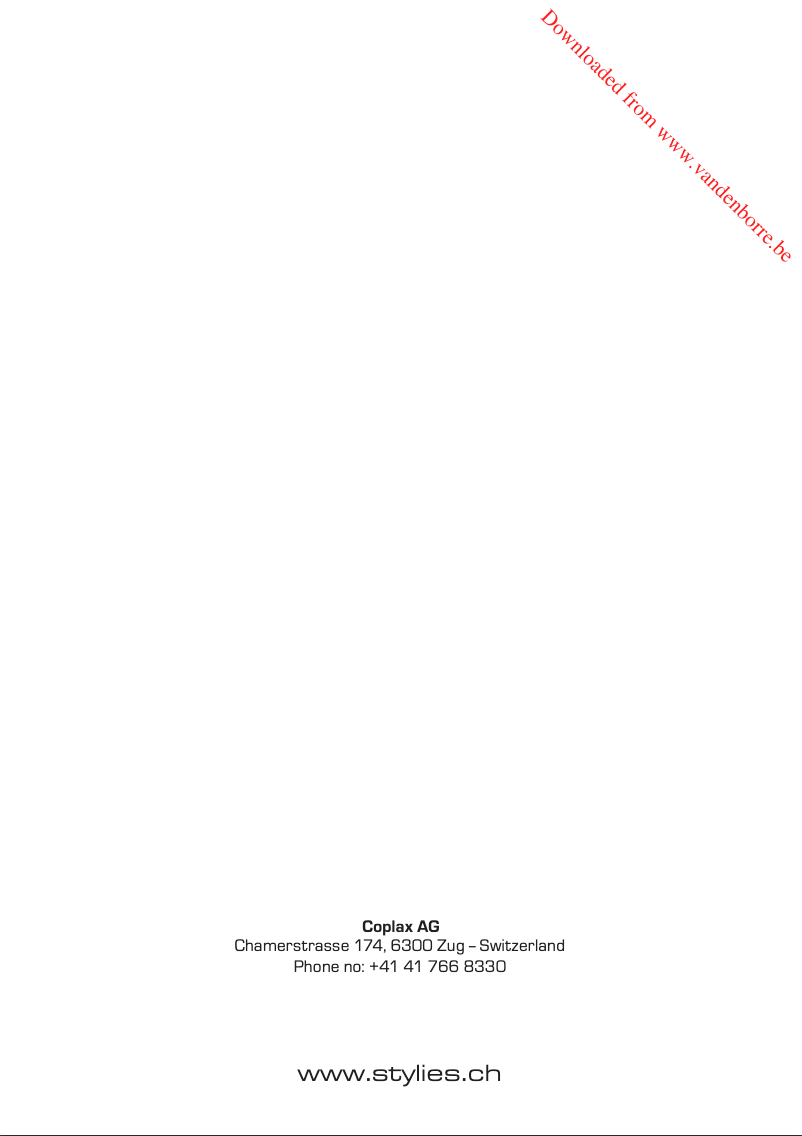 Image de la première page du manuel de l'appareil AQUARIUS