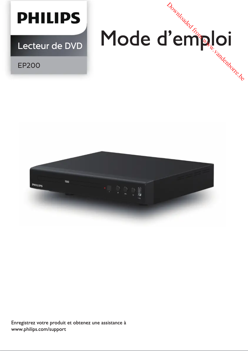Image de la première page du manuel de l'appareil EP200