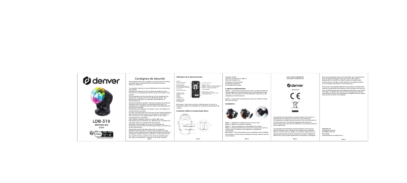 Image de la première page du manuel de l'appareil LDB-319
