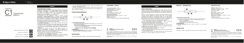 Página 1 del manual Manual de usuario Krüger&Matz KMPC1