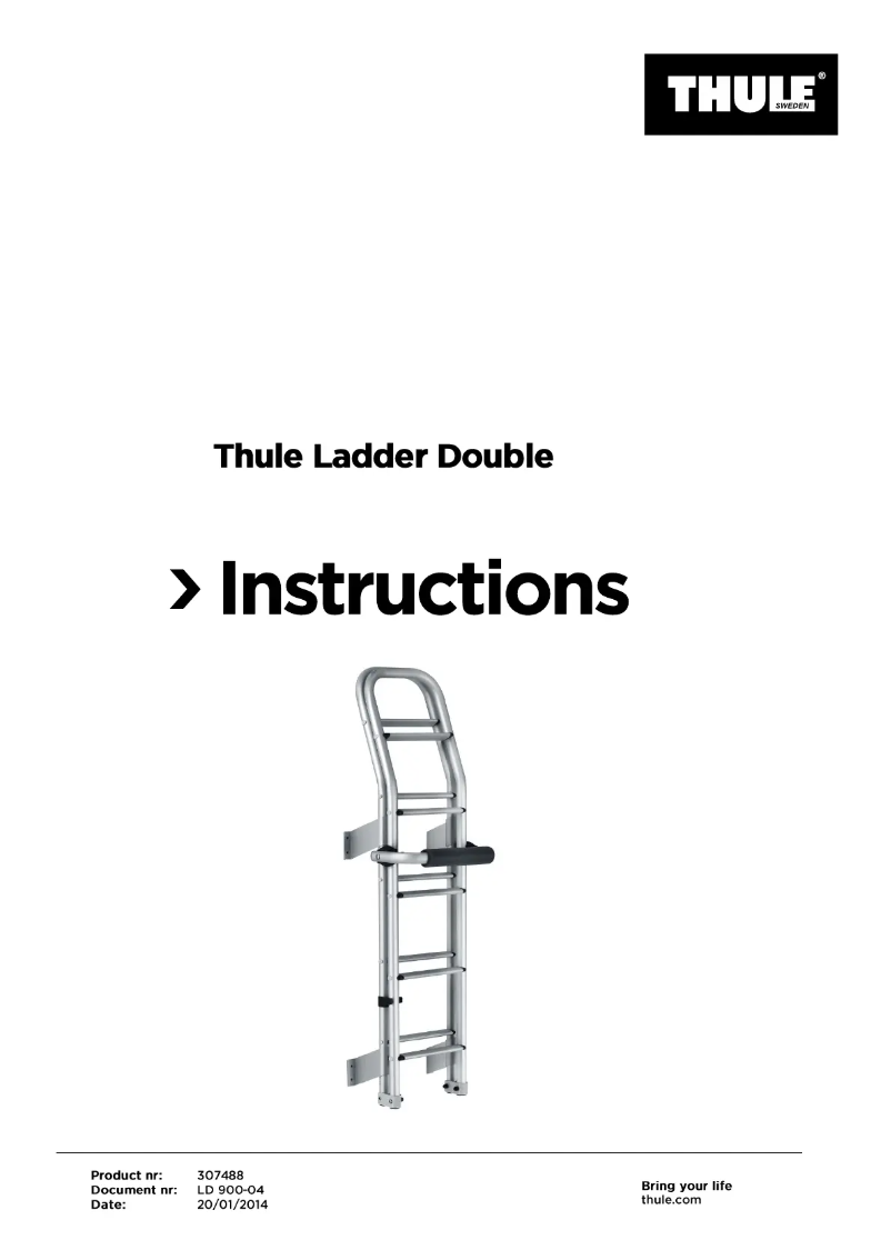 Page 1 de la notice Manuel utilisateur Thule Ladder 10 Steps