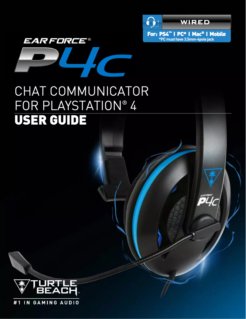 Page n°1 - Manuel utilisateur Turtle Beach ZBX0HW69465
