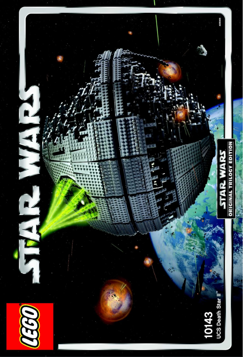 Image de la première page du manuel de l'appareil UCS Death Star II
