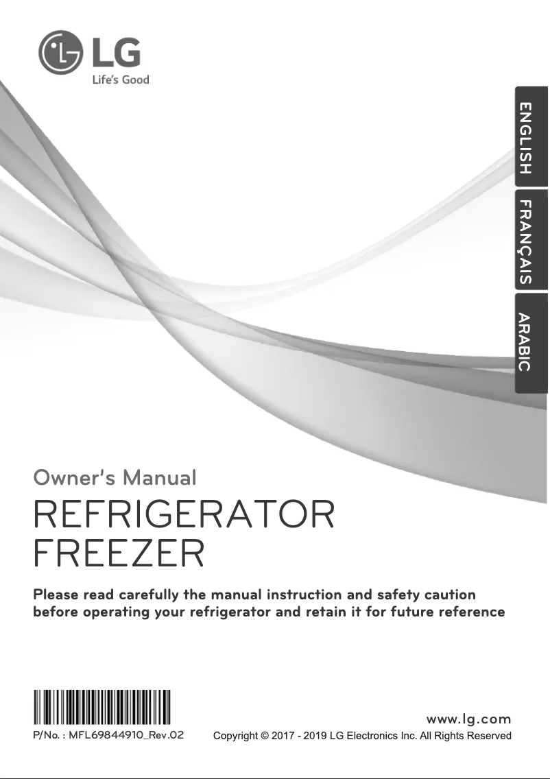 Página 1 del manual Manual de usuario LG GN-C702HLCC