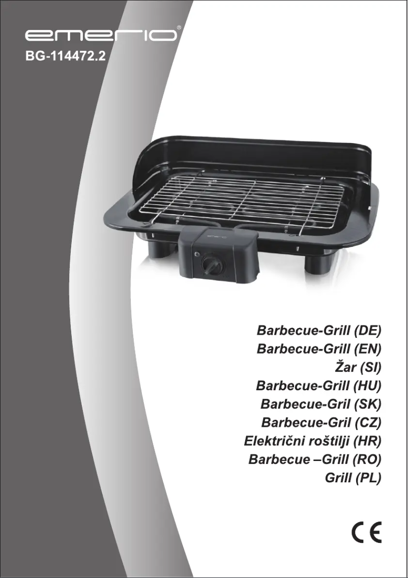 Image de la première page du manuel de l'appareil BG-114472.2