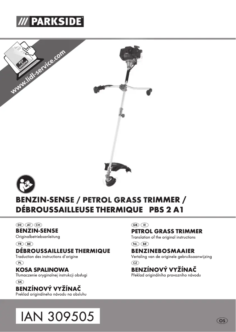 Page n°1 - Manuel utilisateur Parkside PBS 2 A1