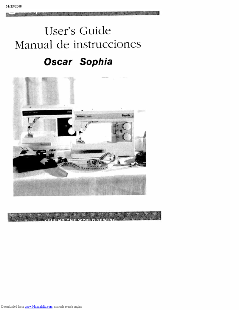 Page n°1 - Manuel utilisateur Husqvarna-Viking Oscar