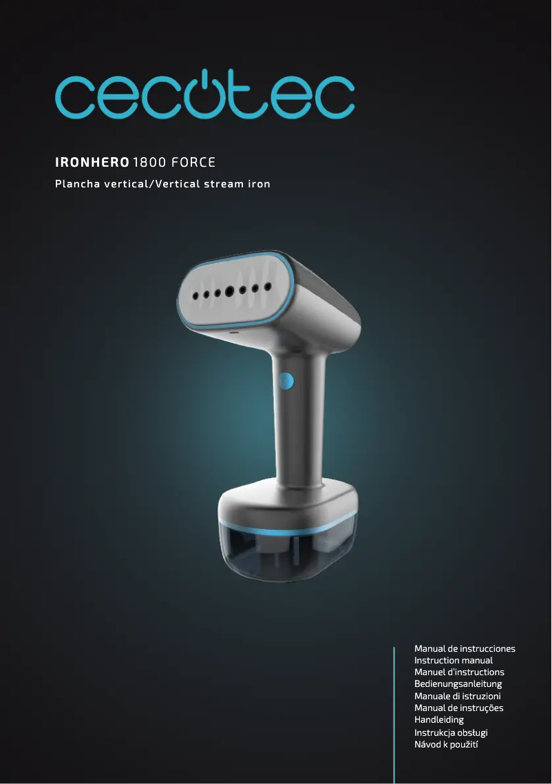 Page n°1 - Manuel utilisateur Cecotec IronHero 1800 Force