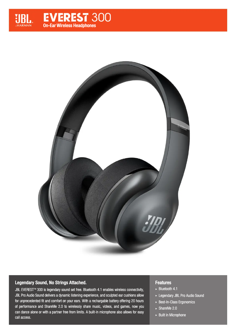 Image de la première page du manuel de l'appareil Everest 300