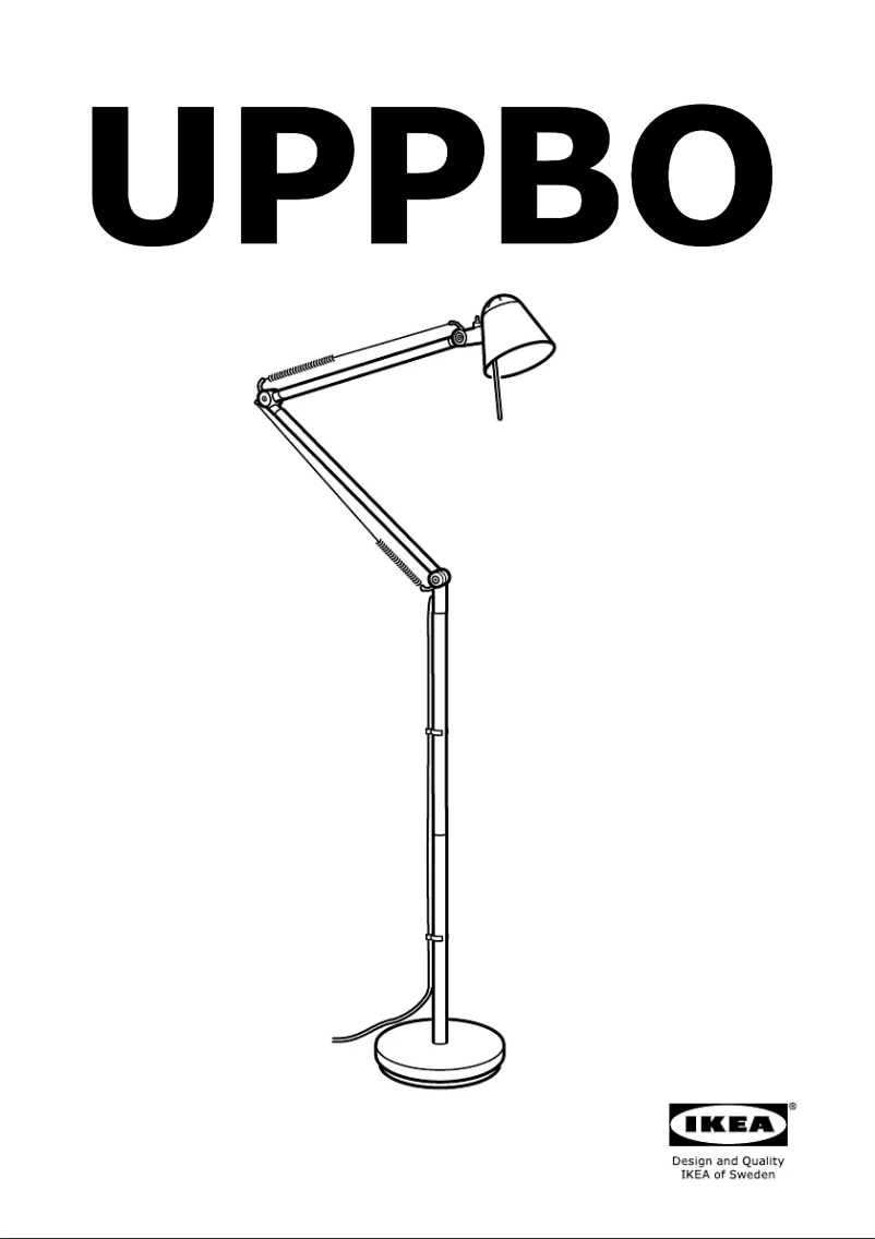 Image de la première page du manuel de l'appareil UPPBO