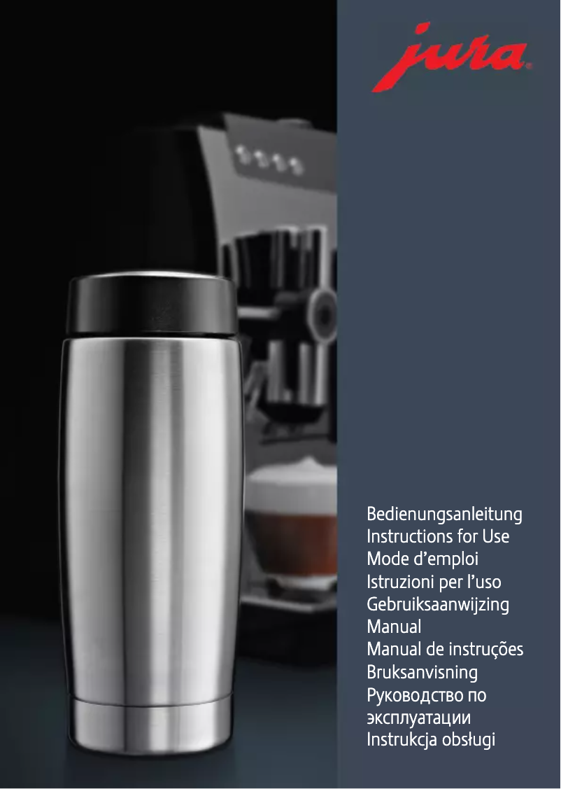 Page n°1 - Manuel utilisateur Jura 68166