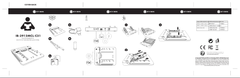 Page n°1 - Manuel utilisateur Icy Box IB-2913MCL-C31