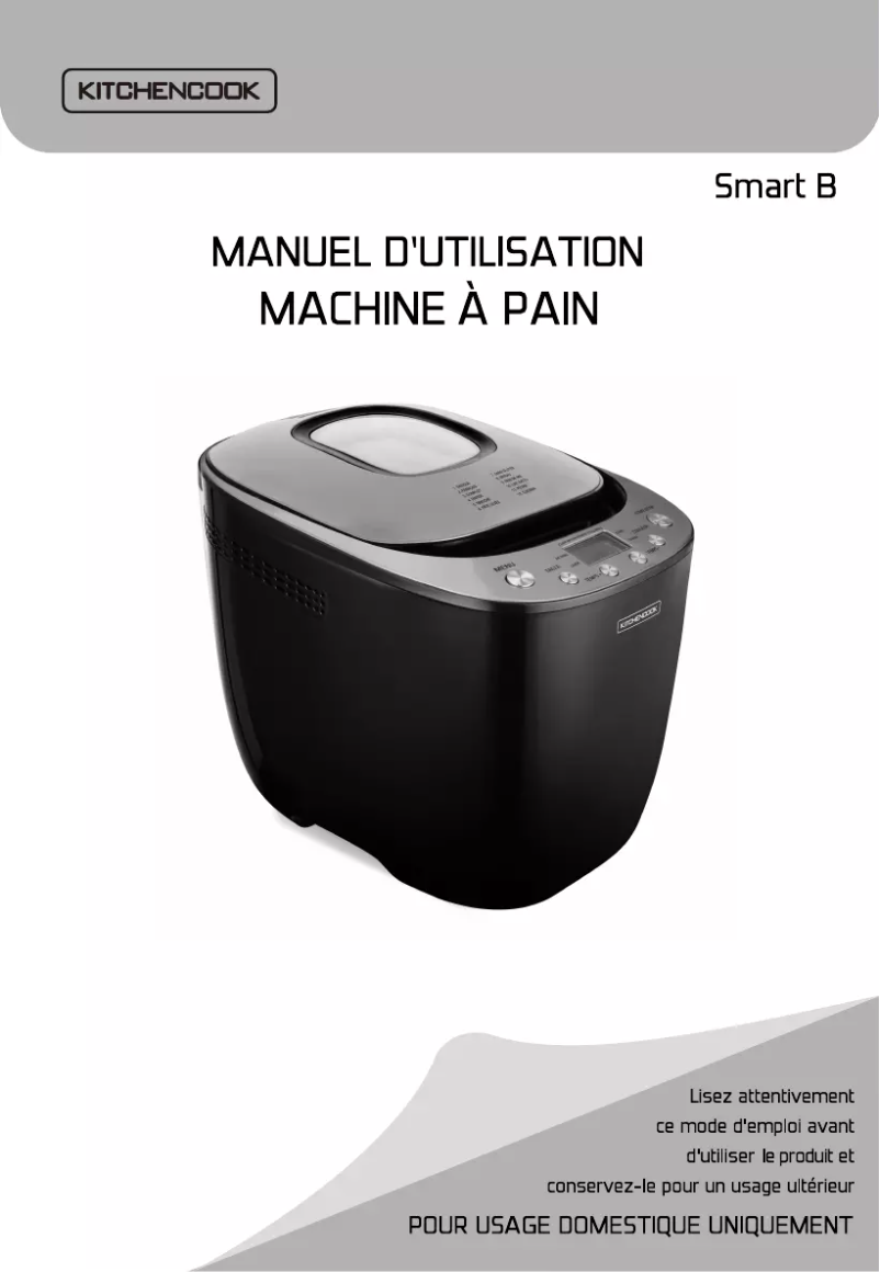 Image de la première page du manuel de l'appareil Smart B