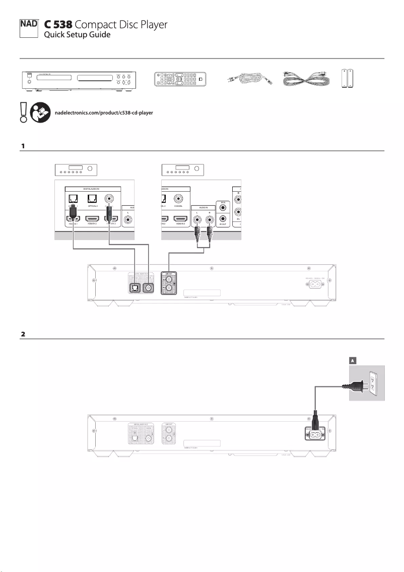 Image de la première page du manuel de l'appareil C 538
