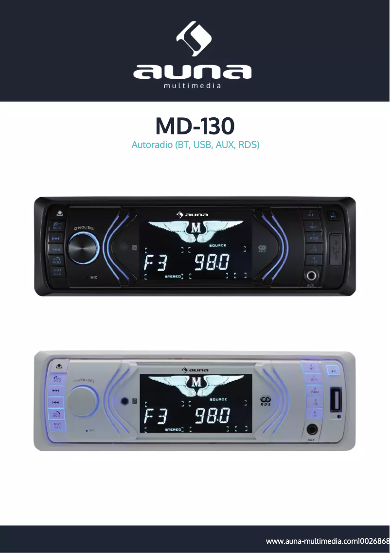 Image de la première page du manuel de l'appareil MD-130 10026868