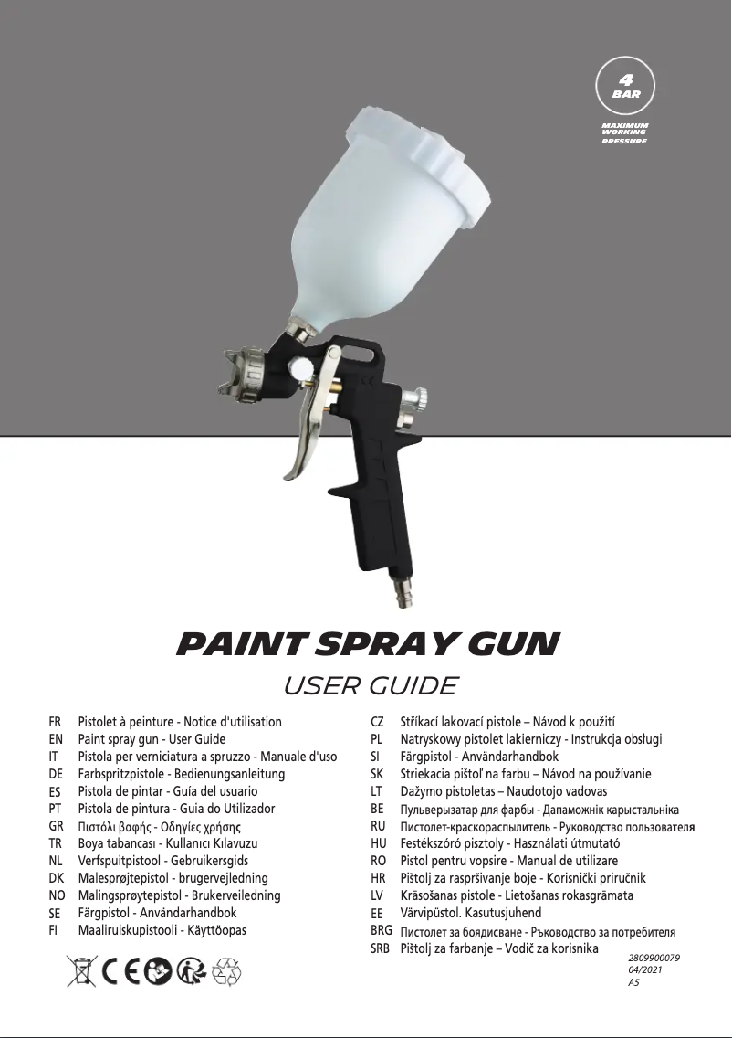 Page 1 de la notice Manuel utilisateur Abac G-540F