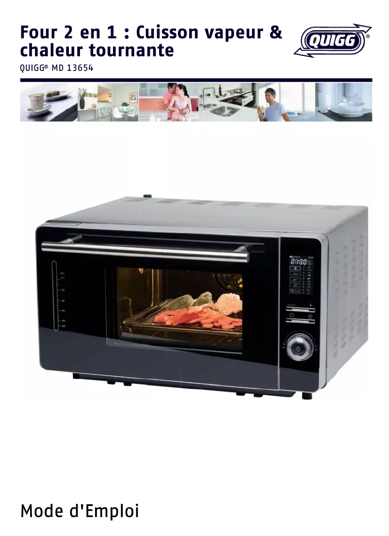 Page 1 de la notice Manuel utilisateur Quigg MD13654